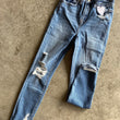 Load image into Gallery viewer, Kona High Rise Skinny Crop Denim