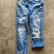 Load image into Gallery viewer, Rorie Super High Rise Tapered Crop Denim