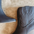 Load image into Gallery viewer, Nubuck Black Booties