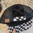 Load image into Gallery viewer, Checkered Trucker Hat