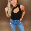 Load image into Gallery viewer, Zoey Keyhole Cut Out Tank