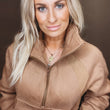 Load image into Gallery viewer, Delilah Half Zip Pullover