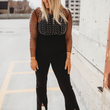 Load image into Gallery viewer, Fay Black Front Slit Pants
