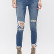 Load image into Gallery viewer, Mallory Mid To High Rise Mica Denim