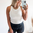 Load image into Gallery viewer, Charlotte Ribbed High Neck Tanks