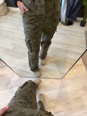 Aphrodite Camo Cargo Jeans [ sz 15- fits like a 13 ]