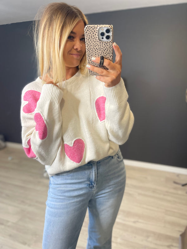 Stealin Hearts Sweater [ 2 colors ]