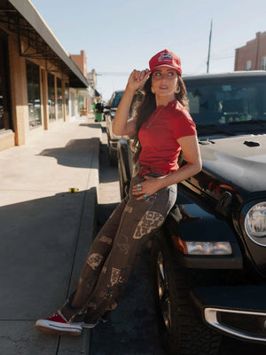 Chatty Cowboy Jeans [ Size XS ]