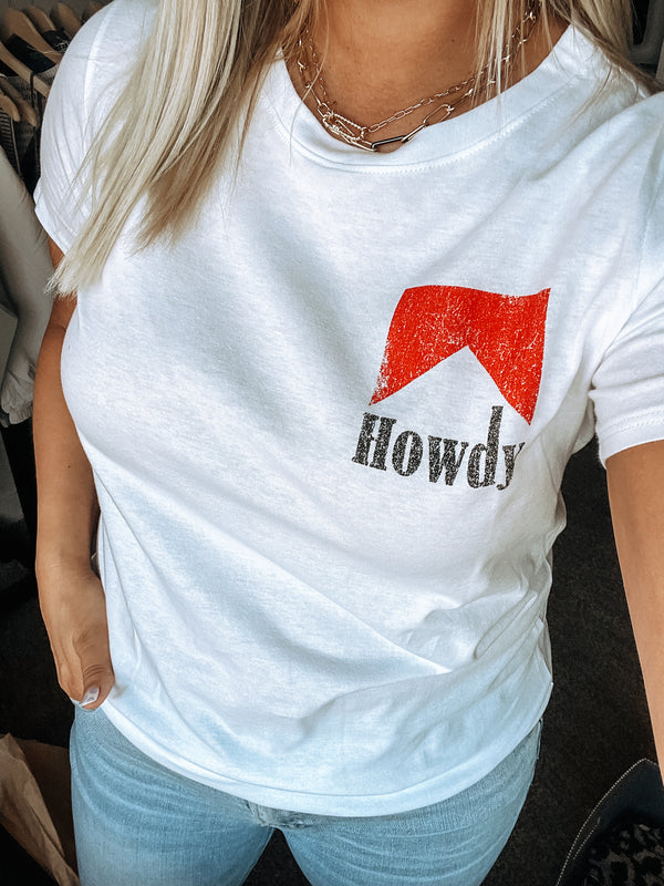 Howdy Graphic Tee [ 2 colors ]