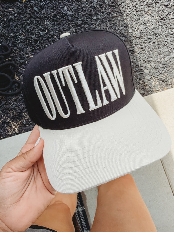 Outlaw Embroidered Trucker hat