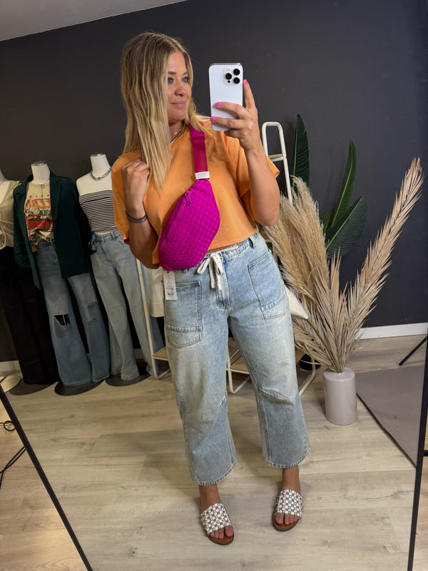 The Juliana Cropped Top [ Orange ]