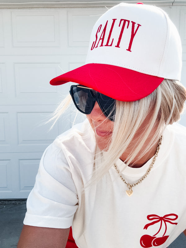 Salty Embroidered Trucker Hat