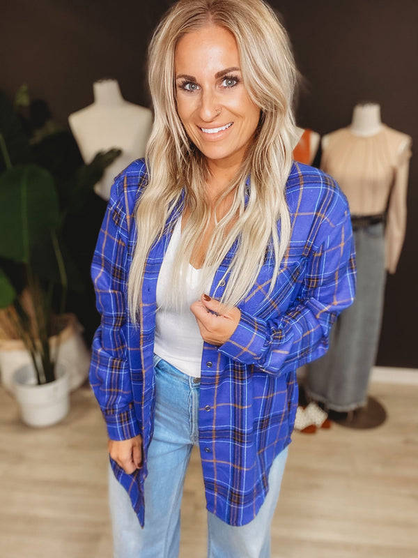 Rhanda Plaid Button Down