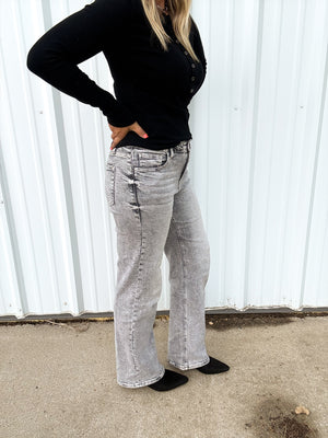 Cici Grey Wash Denim