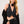 Ella Crop Denim Vest [ Black ]