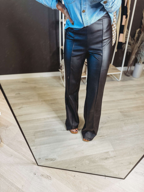 Veblen Faux Leather Pants