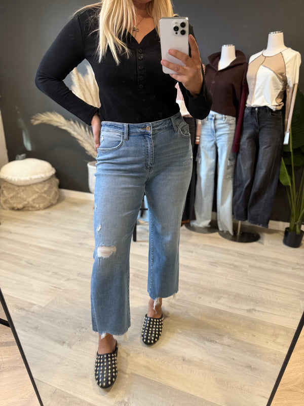 Embrace It Wide Leg Denim