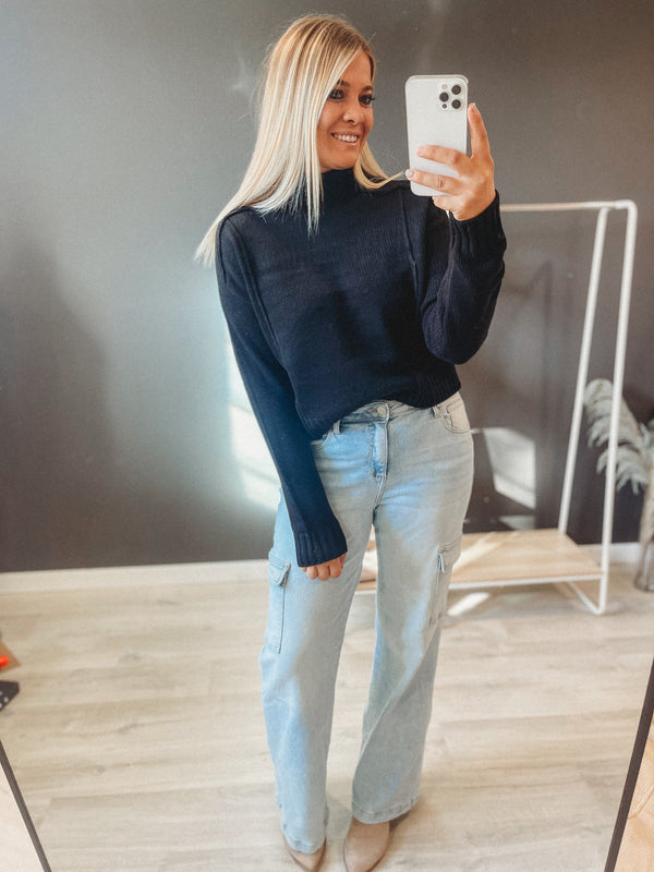 Maeve Reverse Seam Sweater [ 2 colors ]