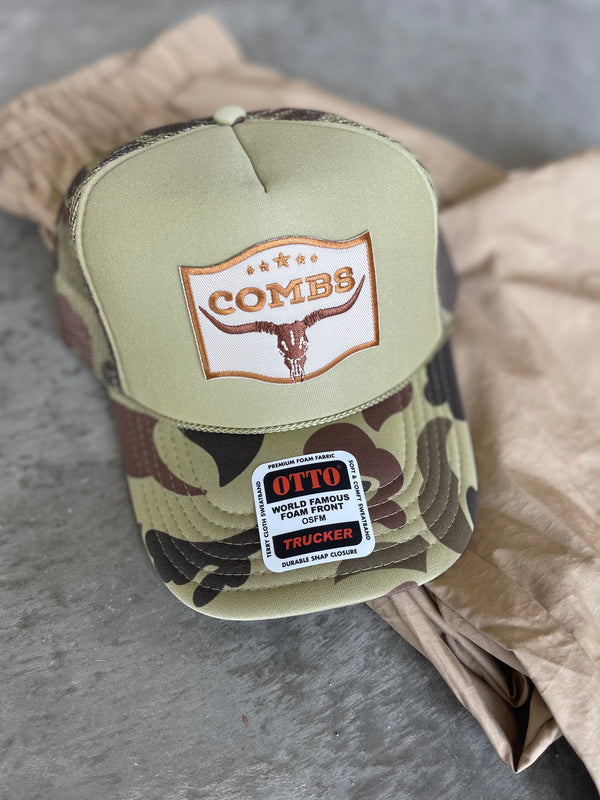 Camo Patch Trucker Hat [ 2 styles ]