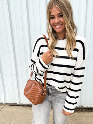 Bex Stripe Lightweight Sweater