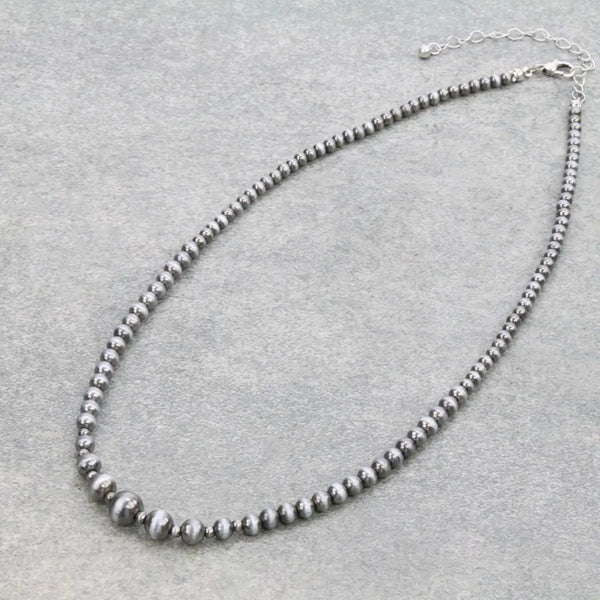 Western Navajo Style Pearl Necklace