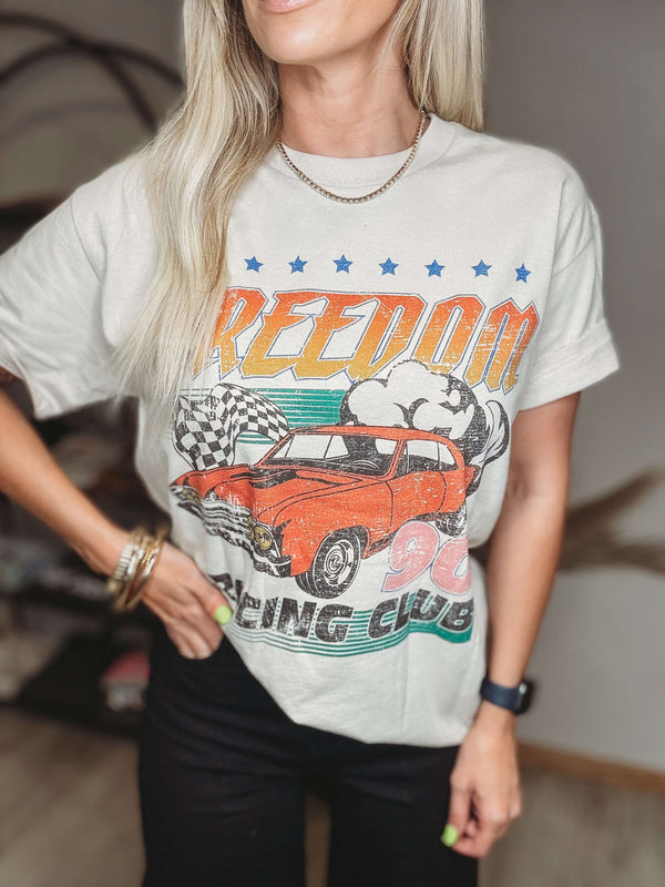 Vintage Racing Retro Graphic Tee