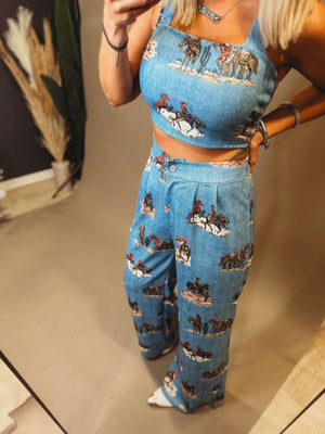 Cowboy Crazy Cowboy Tank Top