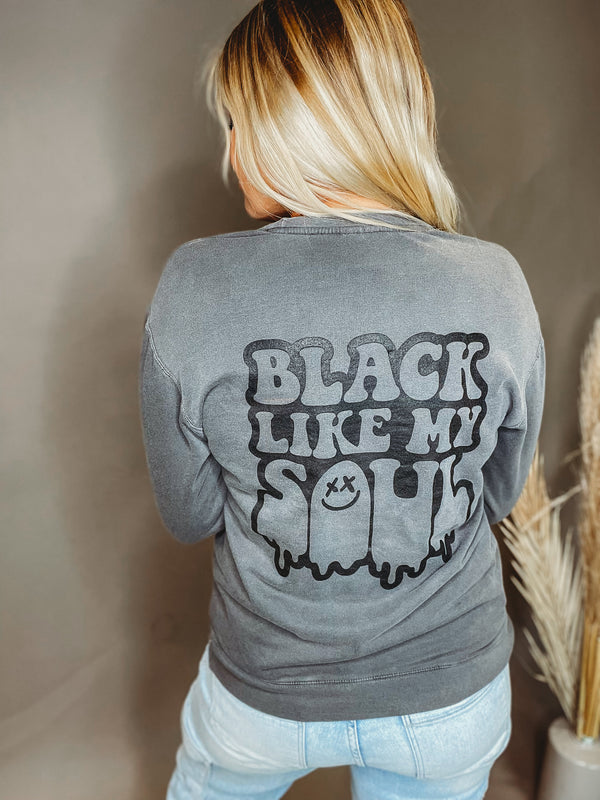 Black Like My Soul Crewneck [ small ]