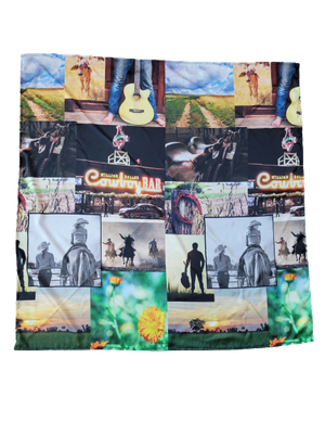Cowboy Collage Wild Rags