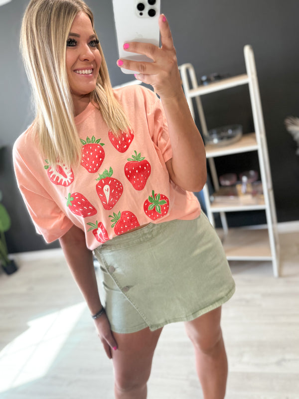 The Cruel Olive Skort