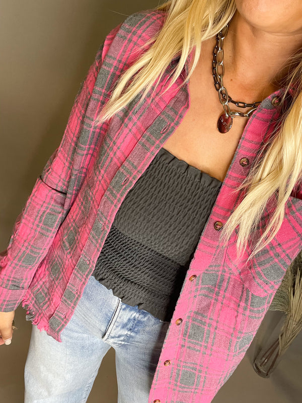 The Florence Plaid Button Down