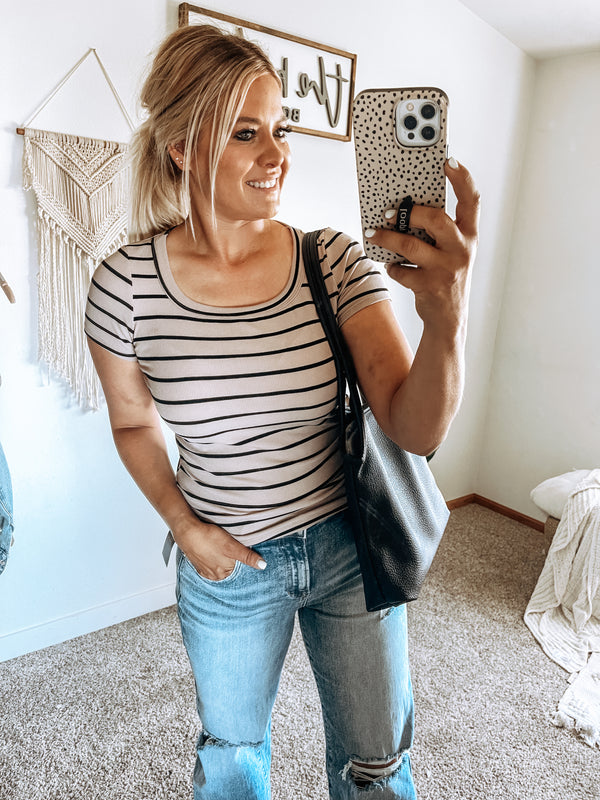 Tinsleigh Striped Top