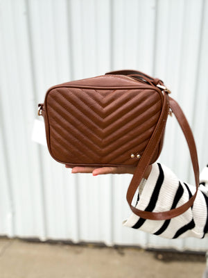 Coco Quilted Camera Crossbody Bag
