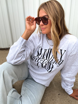 Sunday Mornings Club CrewNeck Sweatshirt