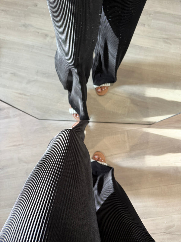 The Plisse Pleated Pants