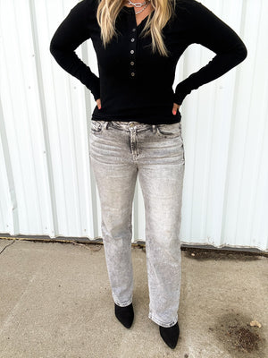 Cici Grey Wash Denim