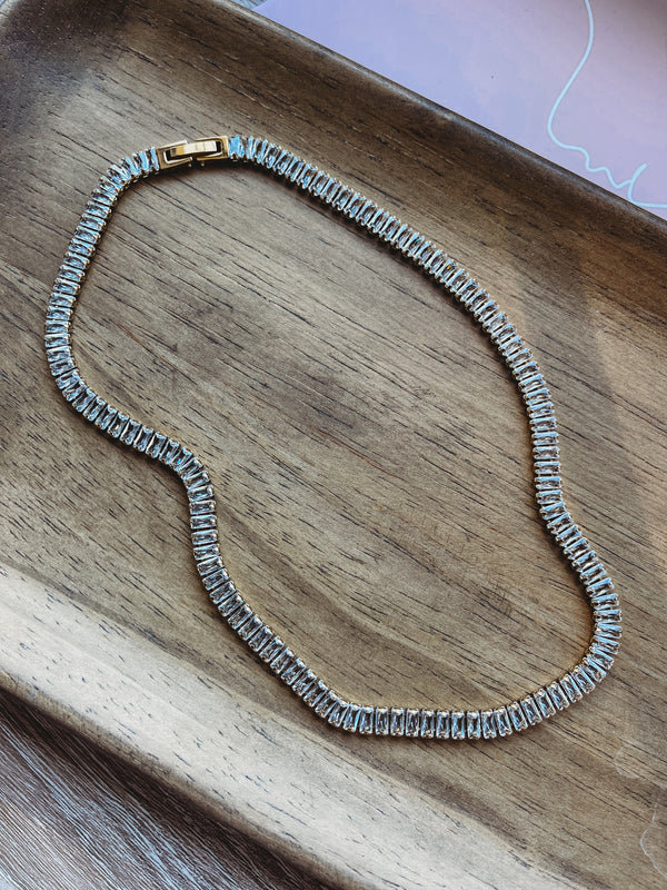 Devin Bling Bling Necklace [ Stainless Steal ]