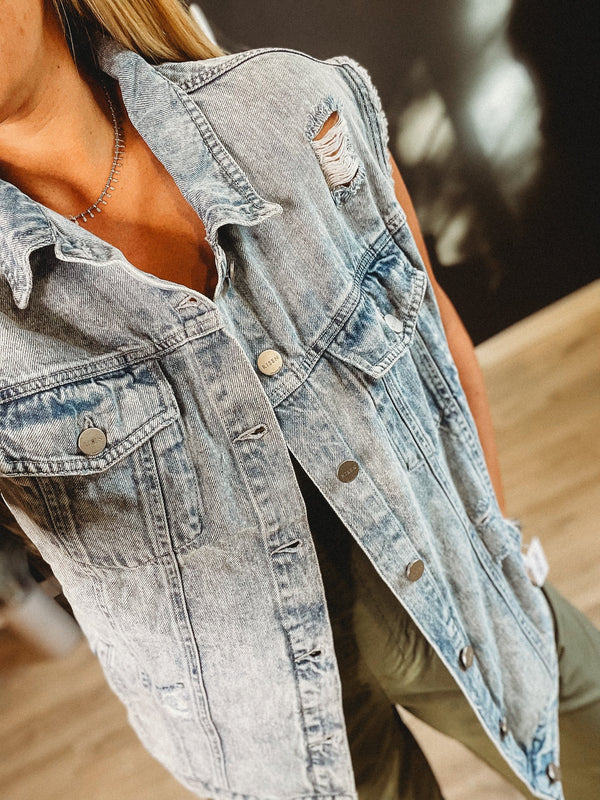 The Finer Edge Denim Vest