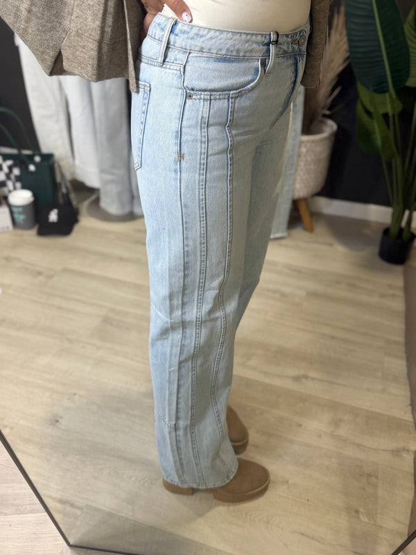 Landin Light Wash Dad Jeans