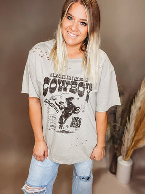 American Cowboy Oversized Graphic
