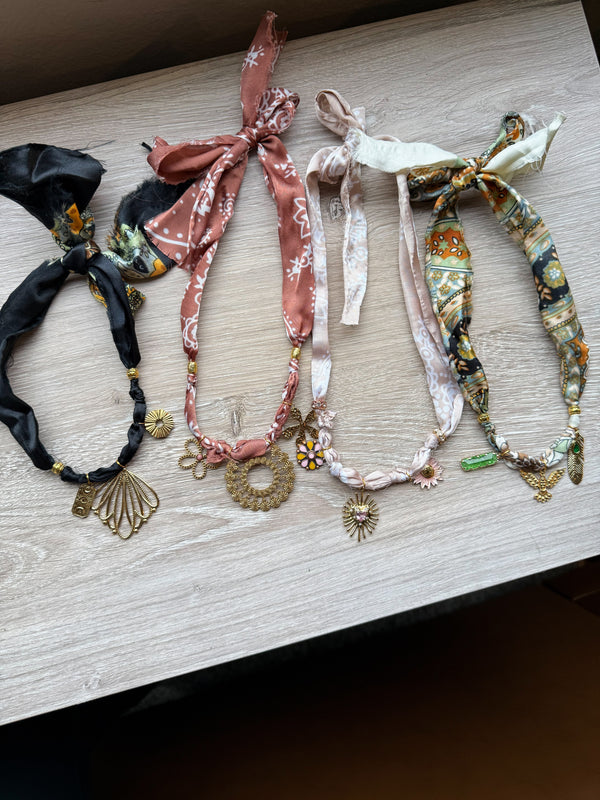 Bandana Charm Necklaces
