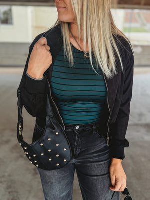 Jenny Striped Cropped Tank Top