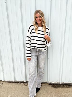 Bex Stripe Lightweight Sweater
