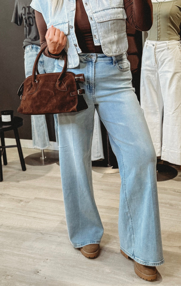 Macen Wide Leg Cello Denim