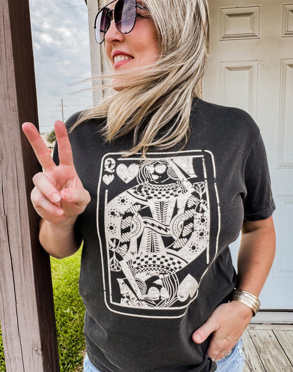 Playing Cards Graphic Tee [ 2 colors ]