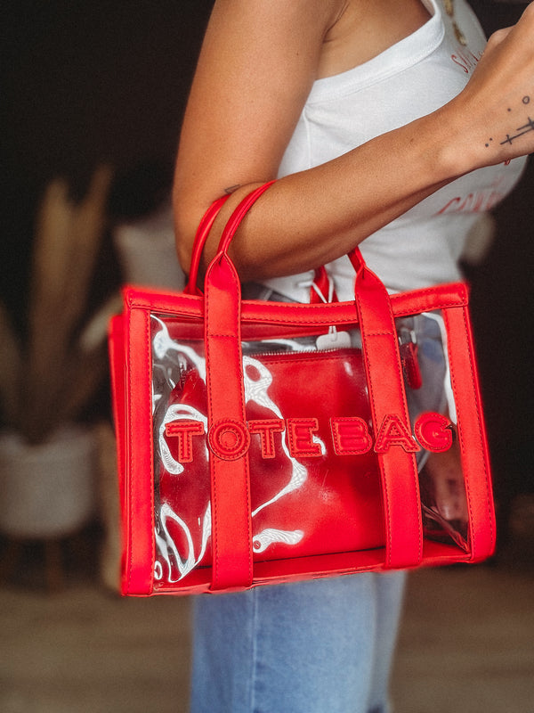 Clear Tote Bags [ 2 Colors ]