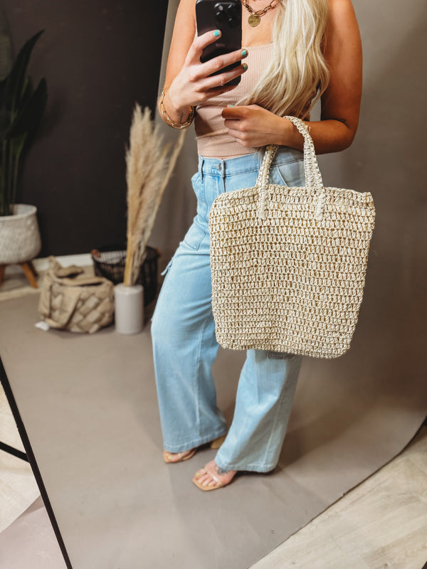 Collins Woven Tote Bag