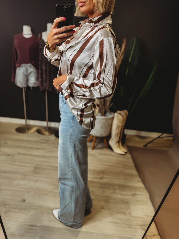 Irma Striped Button Down