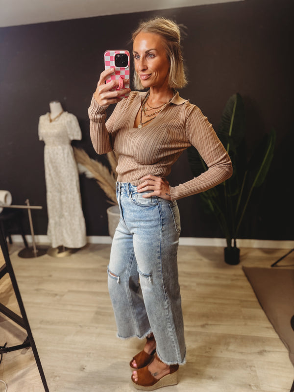 Adora Collared Top [ small ]