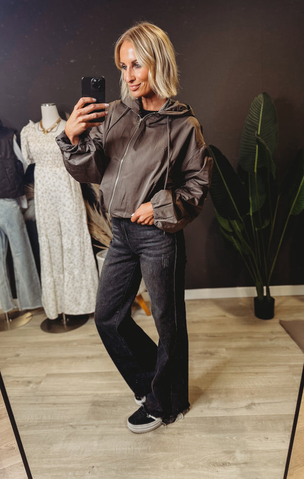 The Bobbi Hooded Zip Up Jacket